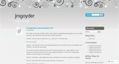 Desktop Screenshot of jmgoyder.com